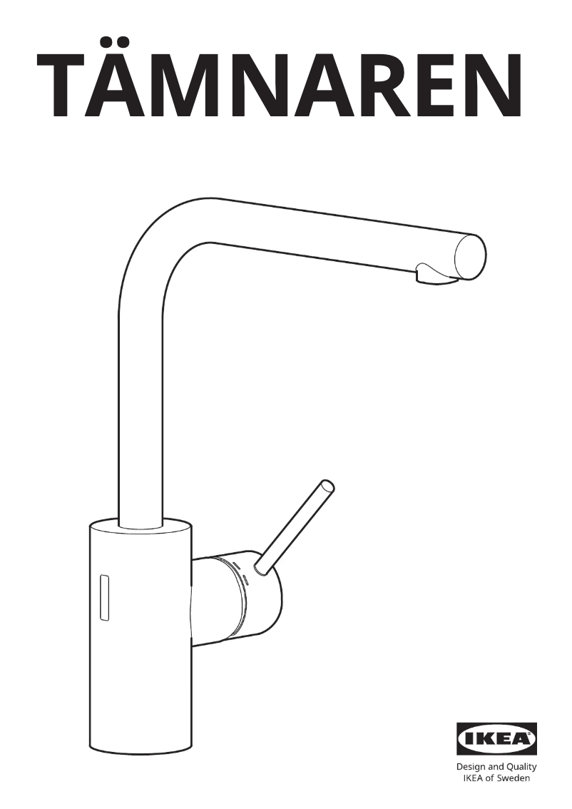 Imagen de la primera página del manual del dispositivo TÄMNAREN 303.594.98
