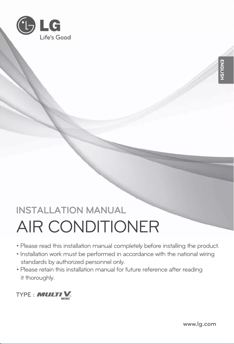 Image de la première page du manuel de l'appareil MULTI V ARUN40GS2A