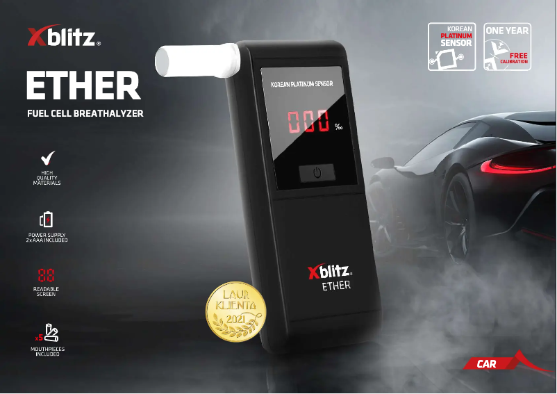 Page n°1 - Fiche technique Xblitz Ether