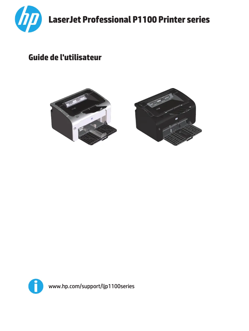 Page 1 de la notice Manuel utilisateur HP LaserJet Pro P1106