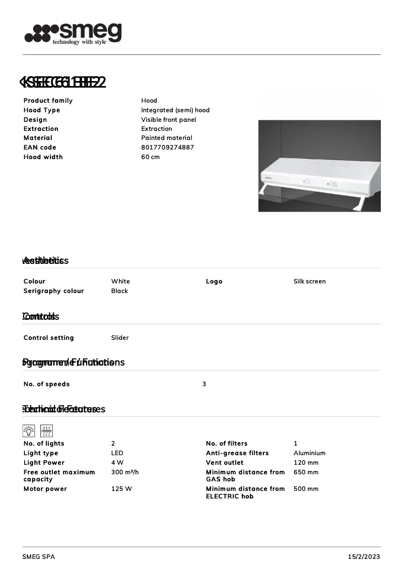 Page n°1 - Brochure Smeg KSEC61BE2