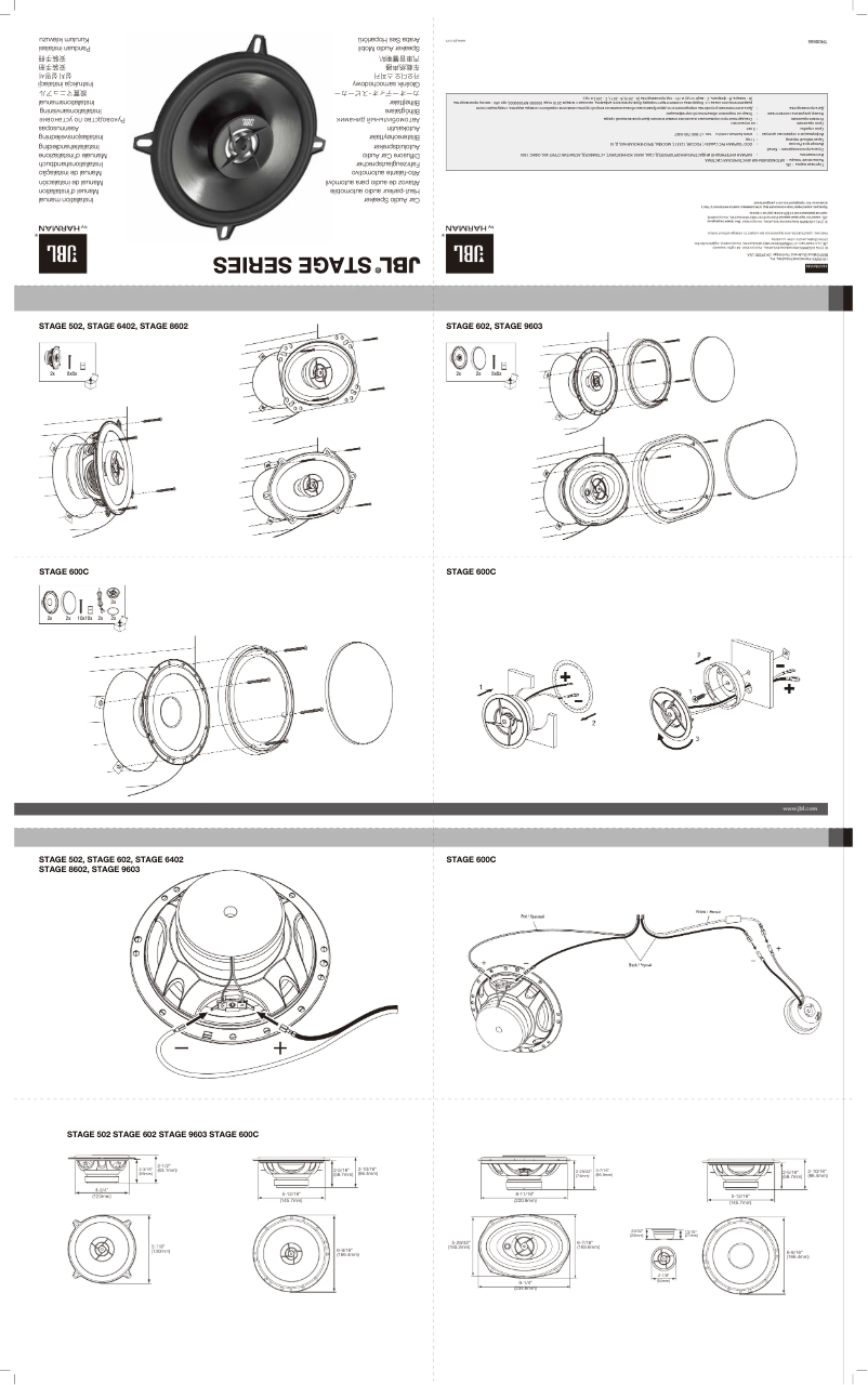Image de la première page du manuel de l'appareil Stage 6402