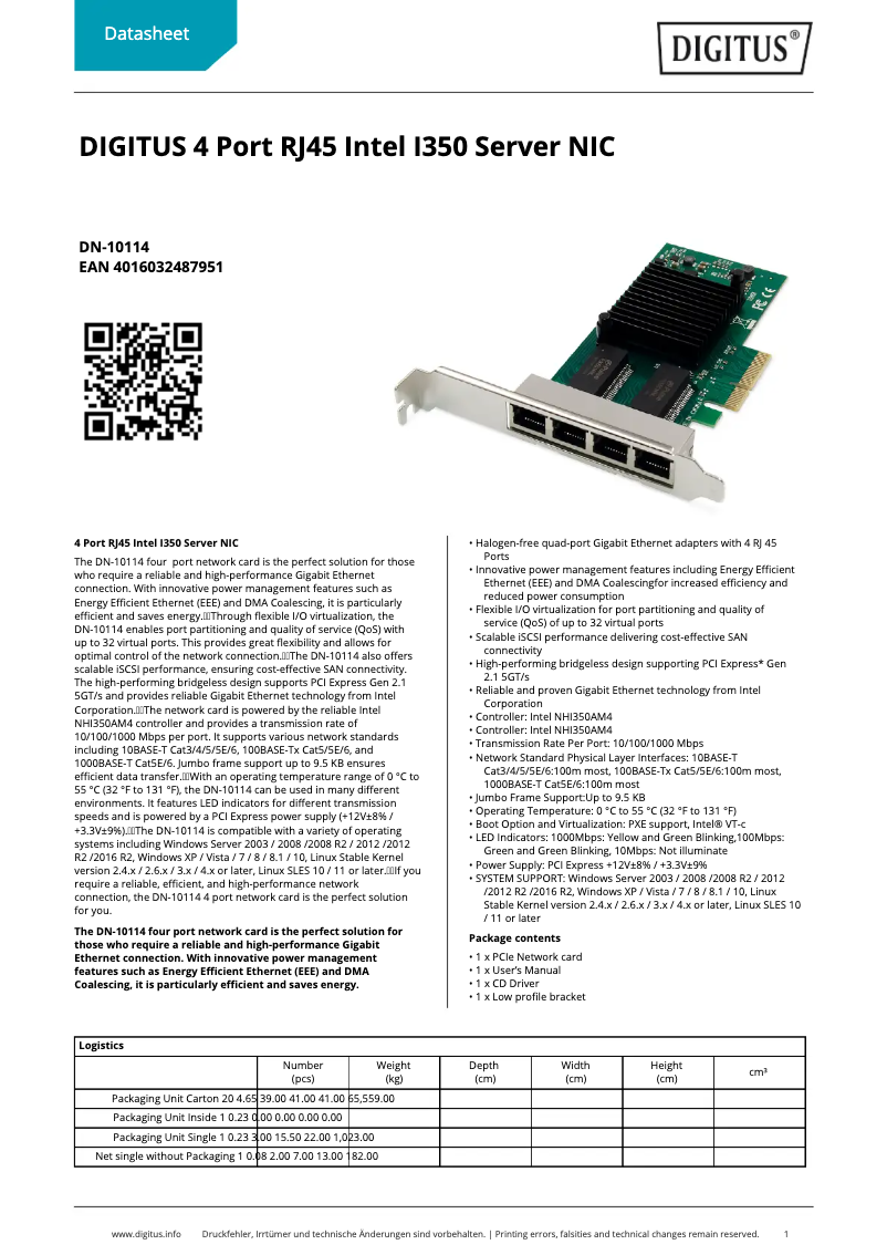 Image de la première page du manuel de l'appareil DN-10114