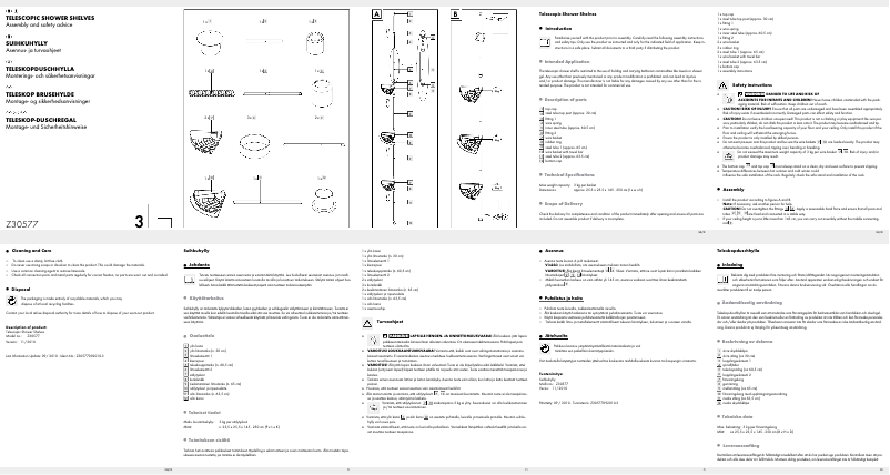 Page 1 de la notice Manuel utilisateur Miomare Z30577