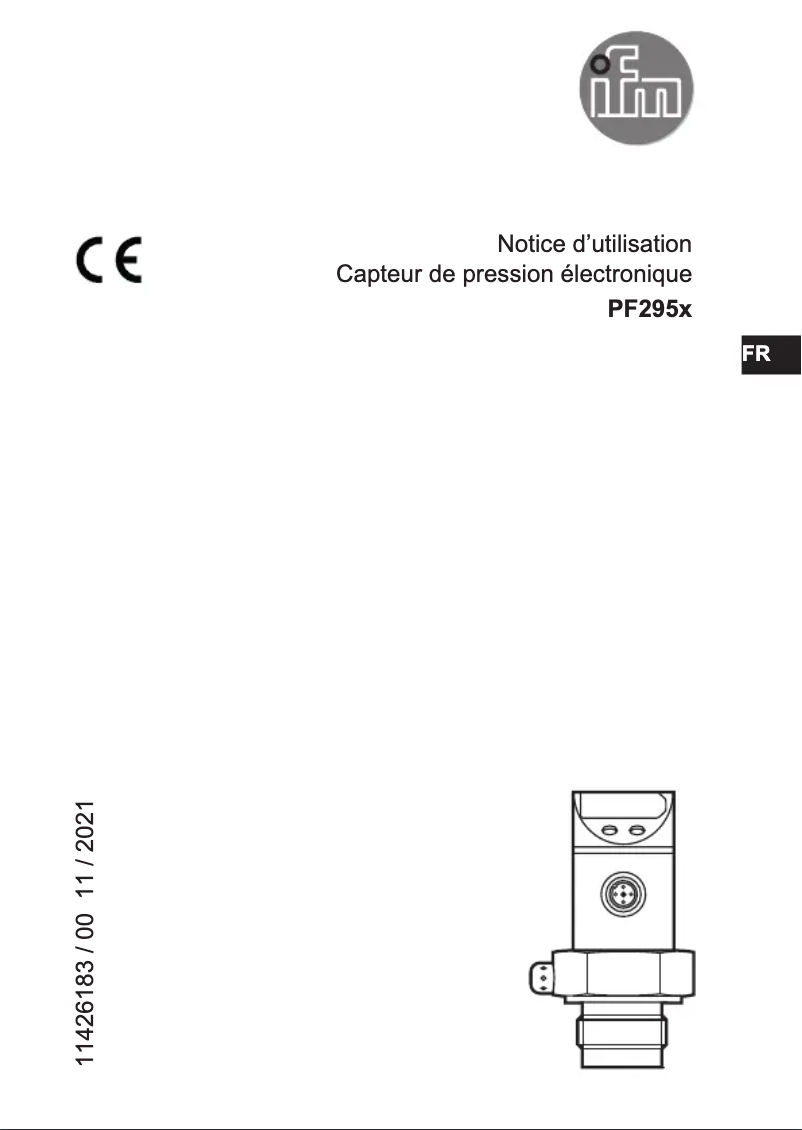Image de la première page du manuel de l'appareil PF2953