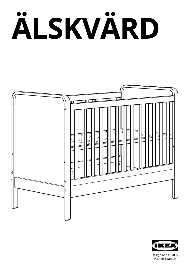 Page 1 de la notice Manuel utilisateur Ikea ÄLSKVÄRD 503.148.09
