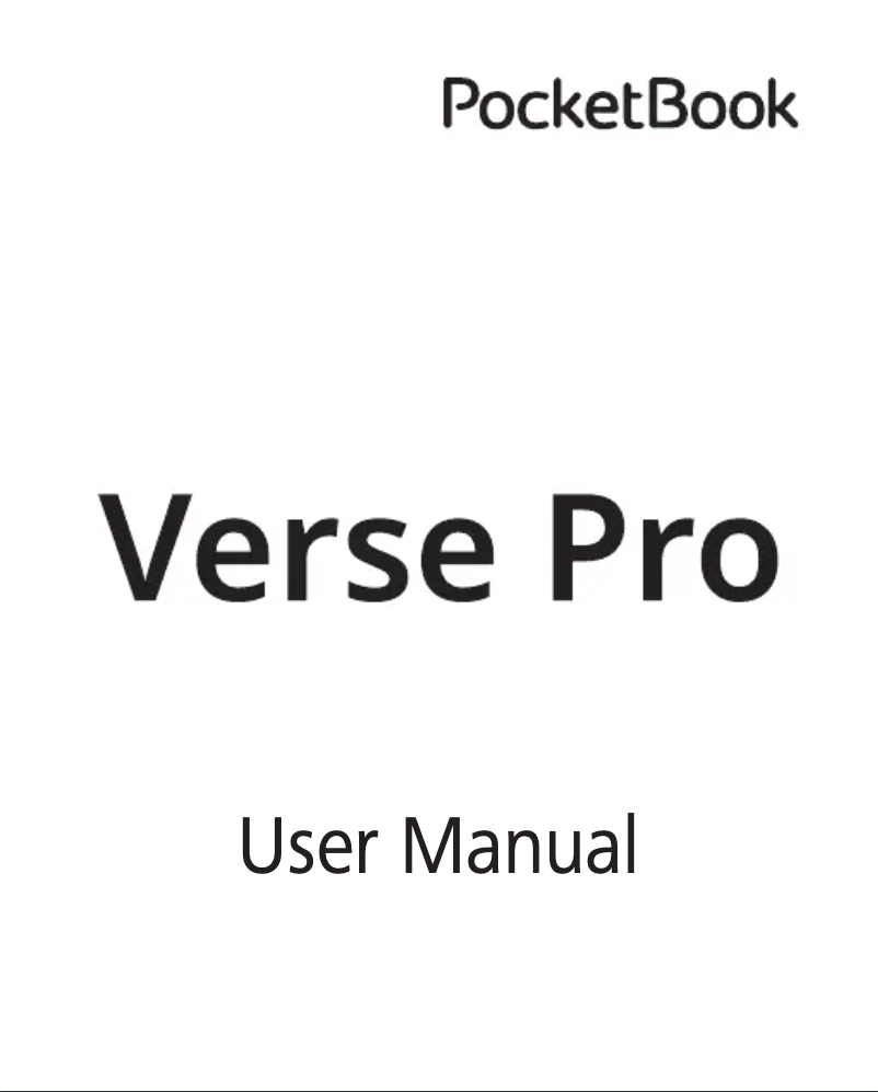 Image de la première page du manuel de l'appareil Verse Pro