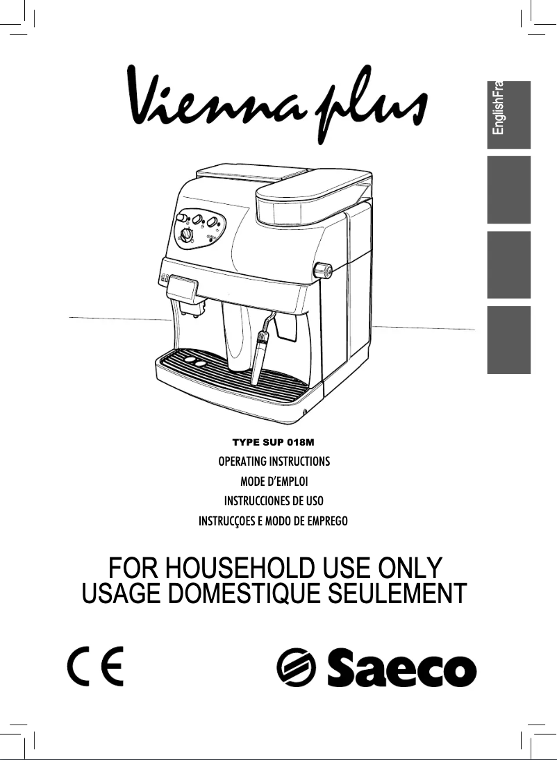 Página 1 del manual Manual de usuario Philips Saeco Vienna Plus RI9737