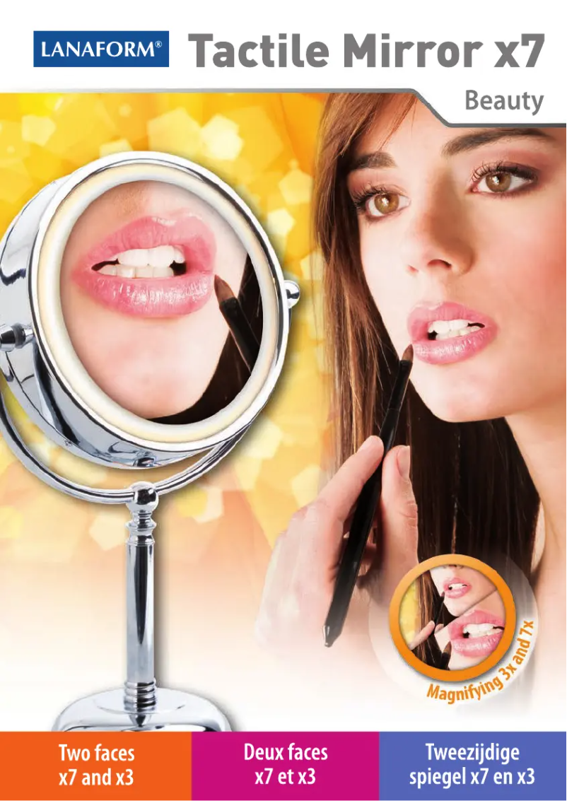 Page n°1 - Manuel utilisateur Lanaform Tactile Mirror x7