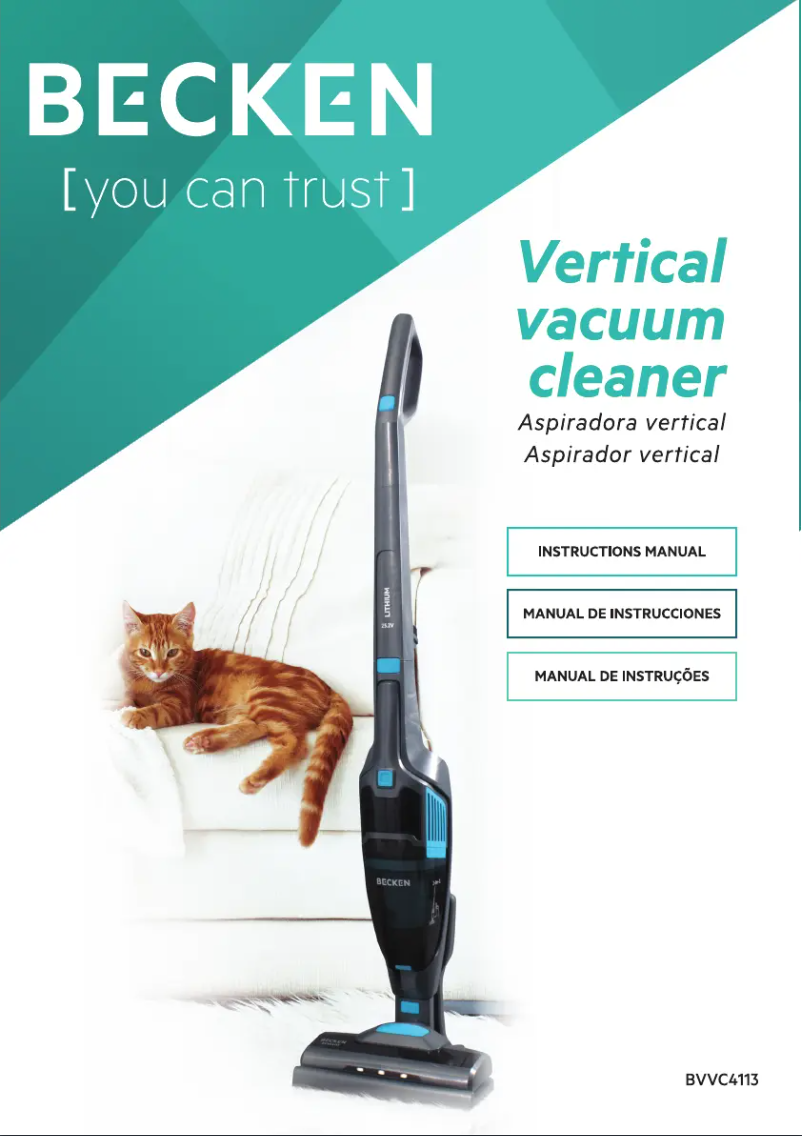 Page 1 de la notice Manuel utilisateur Becken BVVC4113