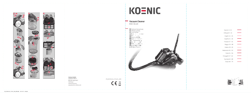 Página 1 del manual Manual de usuario Koenic KVC 3110