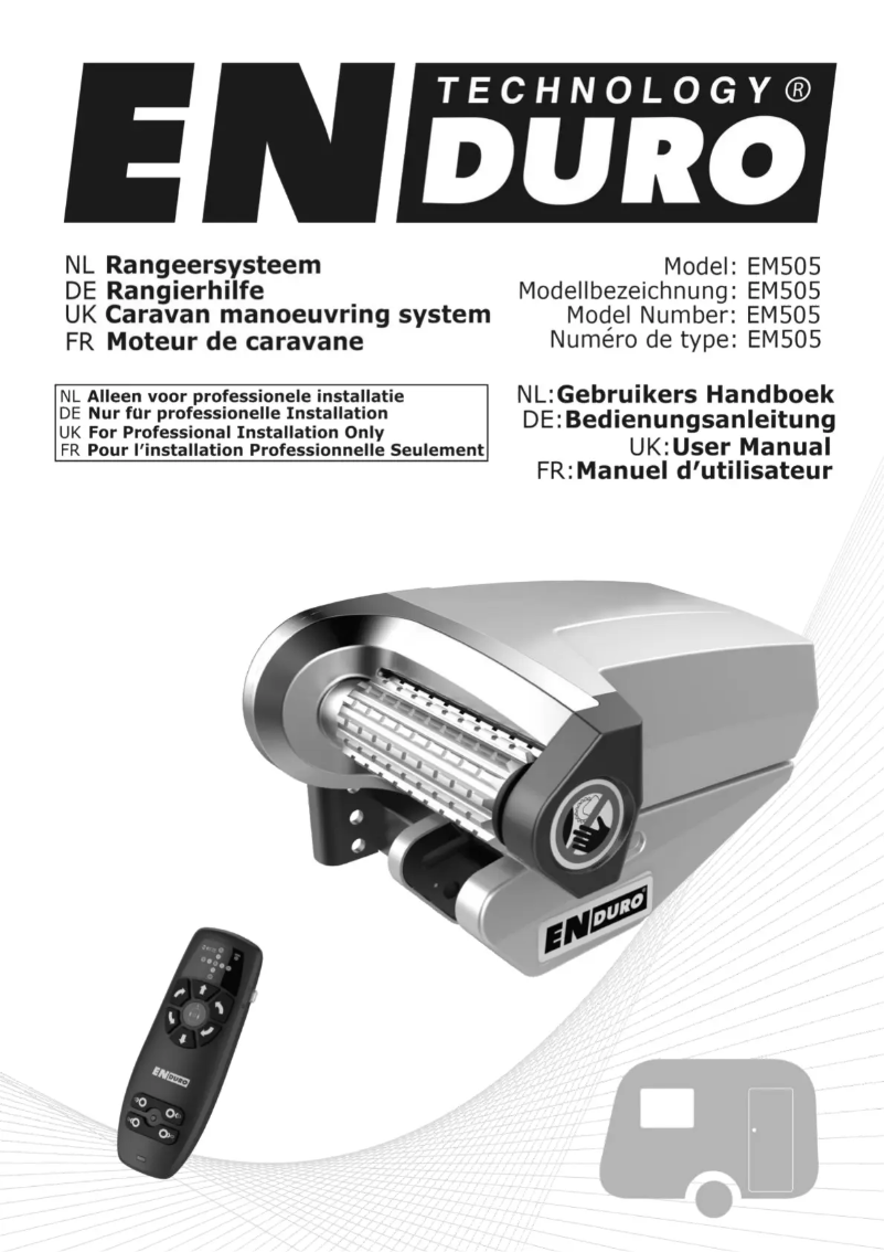 Page 1 de la notice Manuel utilisateur Enduro EM505
