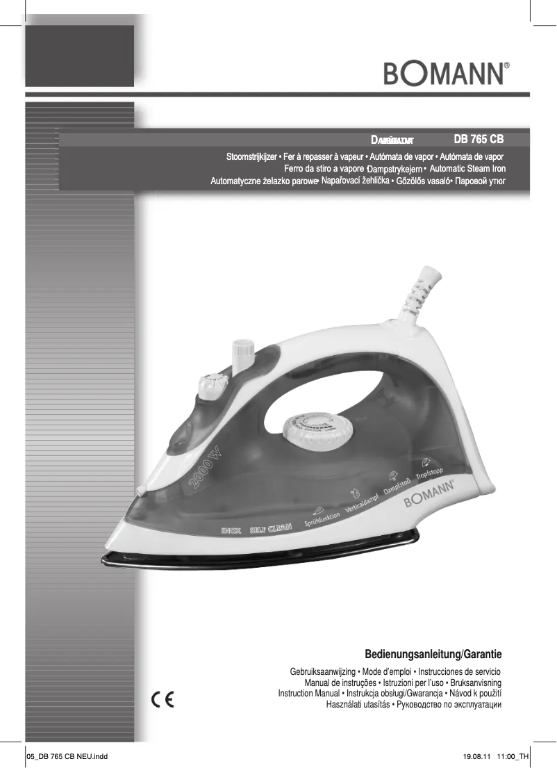 Page n°1 - Manuel utilisateur Bomann CB 765 CB