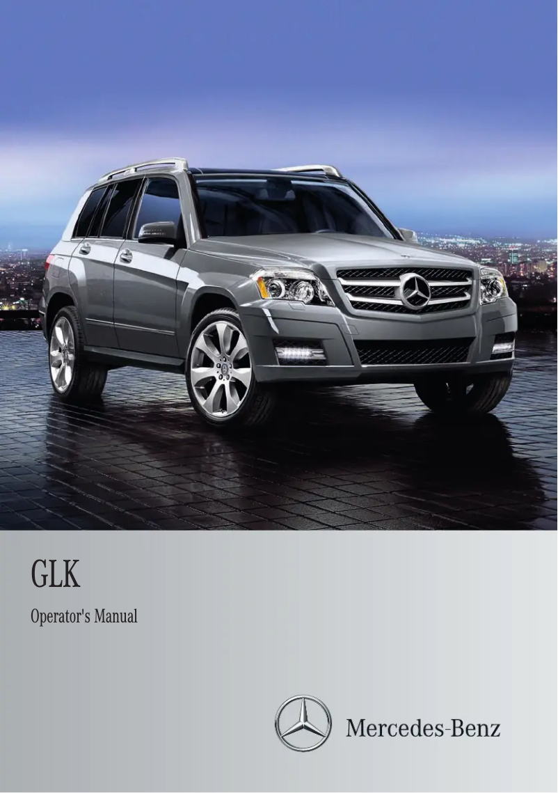 Page 1 de la notice Manuel utilisateur Mercedes-Benz GLK (2011)