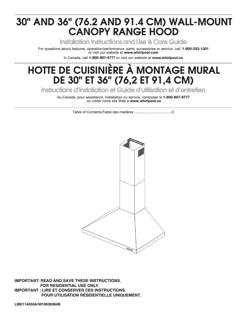 Image de la première page du manuel de l'appareil WVW53UC0FS