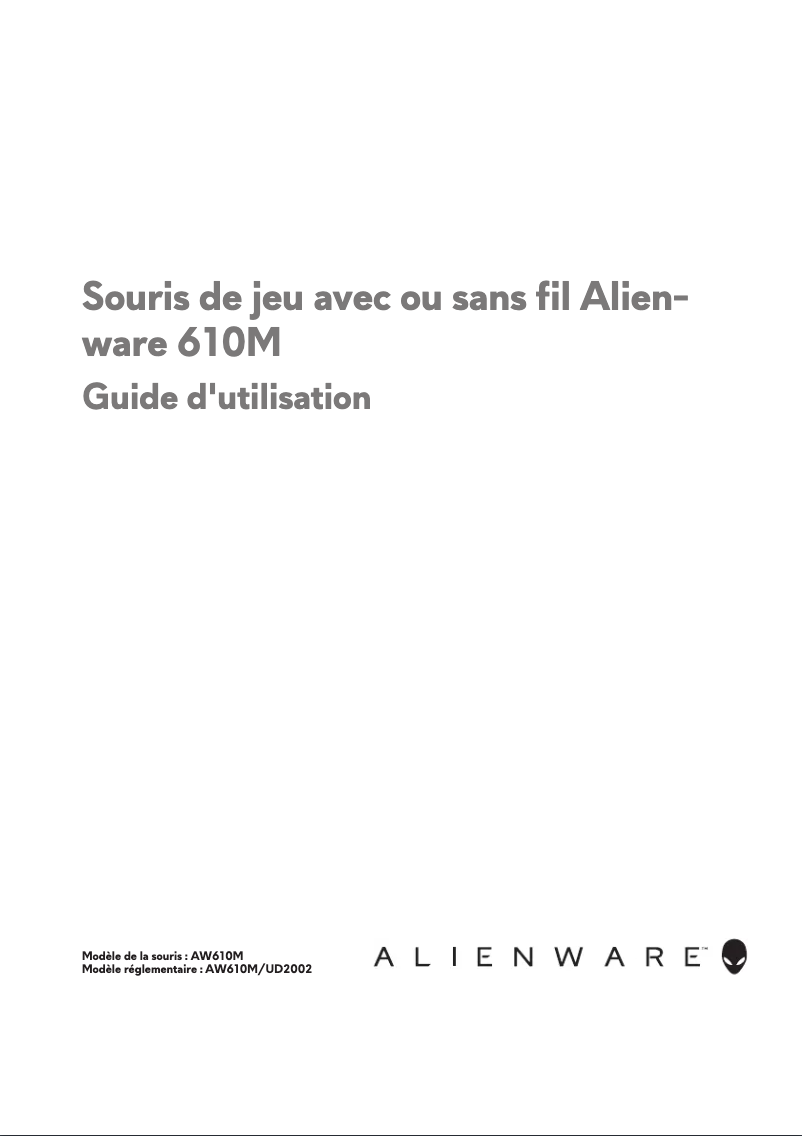 Page n°1 - Manuel utilisateur Alienware 610M