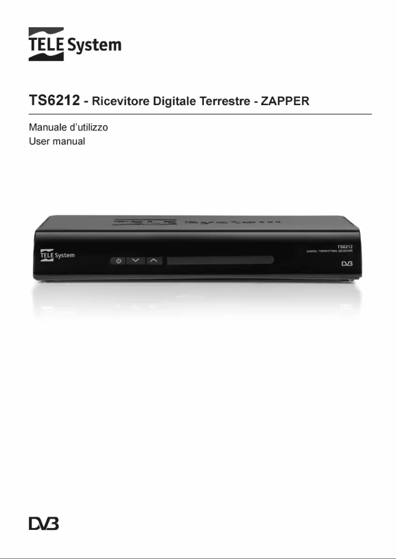 Page 1 de la notice Manuel utilisateur TELE System TS6212