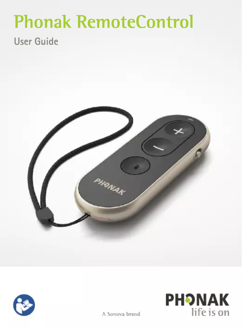 Image de la première page du manuel de l'appareil RemoteControl