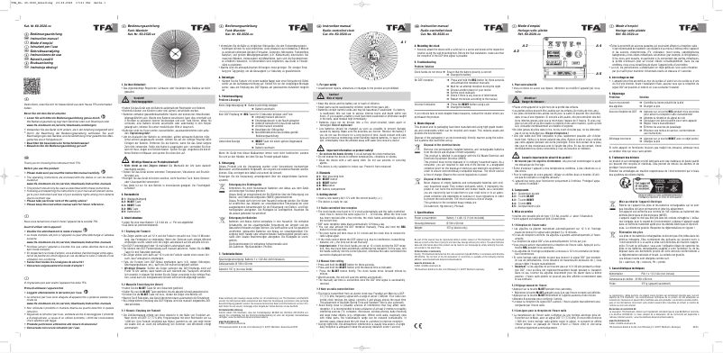 Página 1 del manual Manual de usuario TFA ROKOKO 60.3520.01