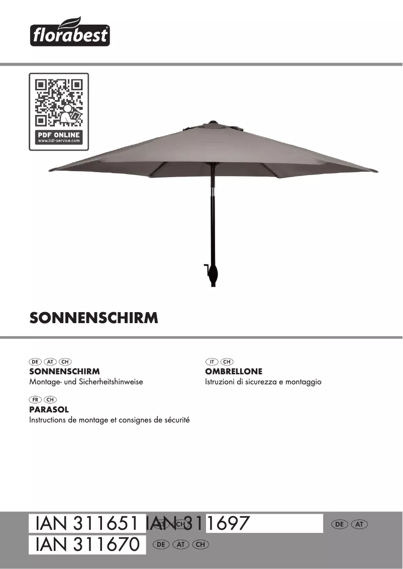 Página 1 del manual Manual de usuario Florabest IAN 311670