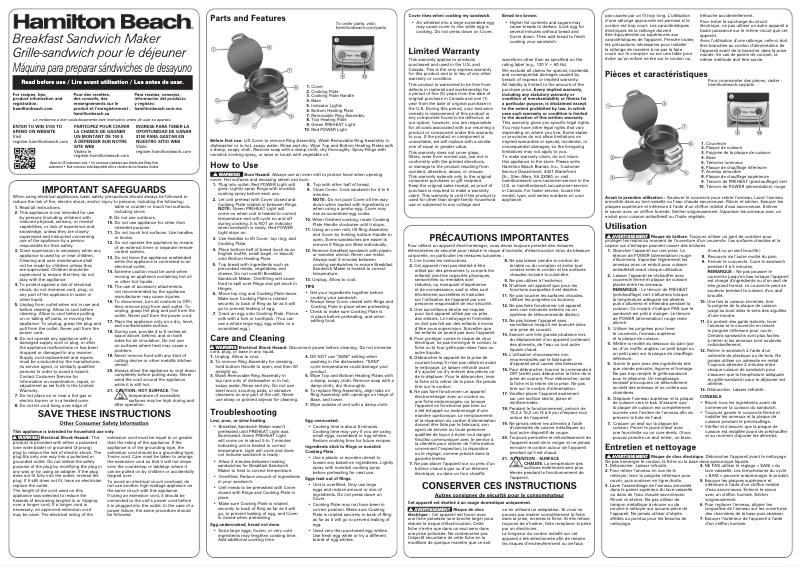 Imagen de la primera página del manual del dispositivo 25482