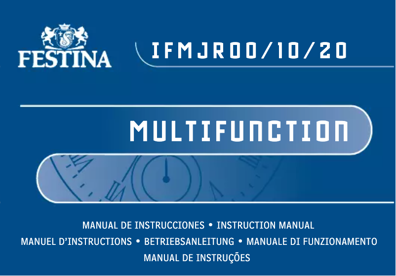 Page 1 de la notice Manuel utilisateur Festina F16669