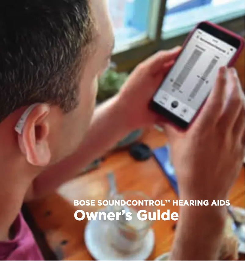 Page 1 de la notice Manuel utilisateur Bose SoundControl Hearing Aids