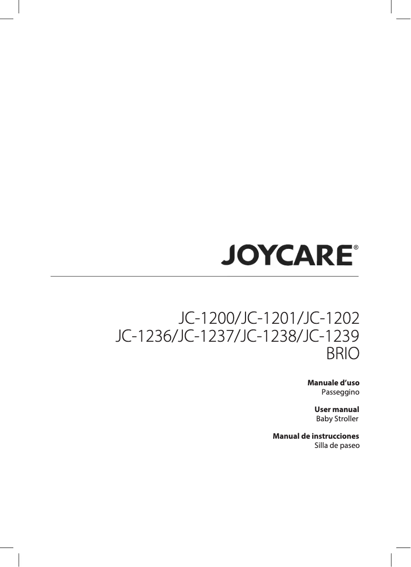 Page 1 de la notice Manuel utilisateur Joycare JC-1239