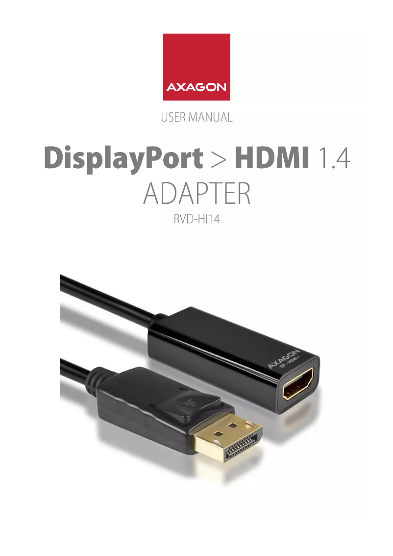 Image de la première page du manuel de l'appareil RVD-HI14