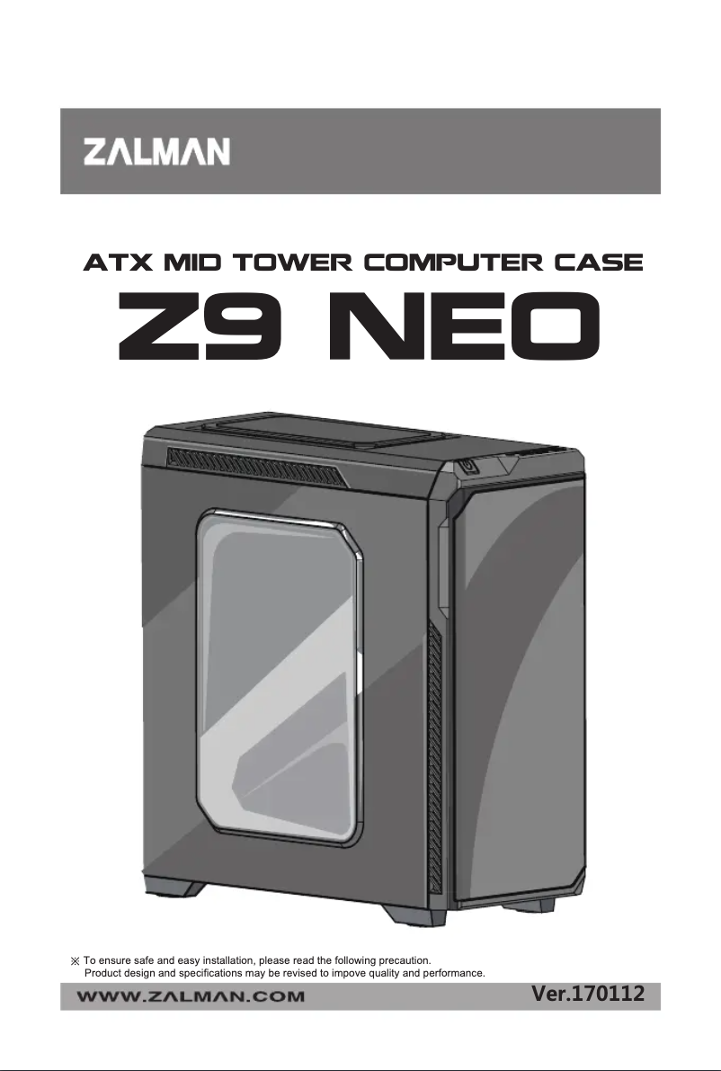 Imagen de la primera página del manual del dispositivo Z9 NEO