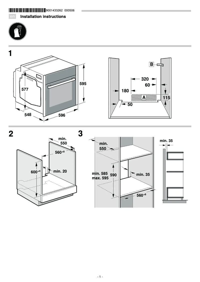 Page n°1 - Guide d'installation Neff B57CR23N0B