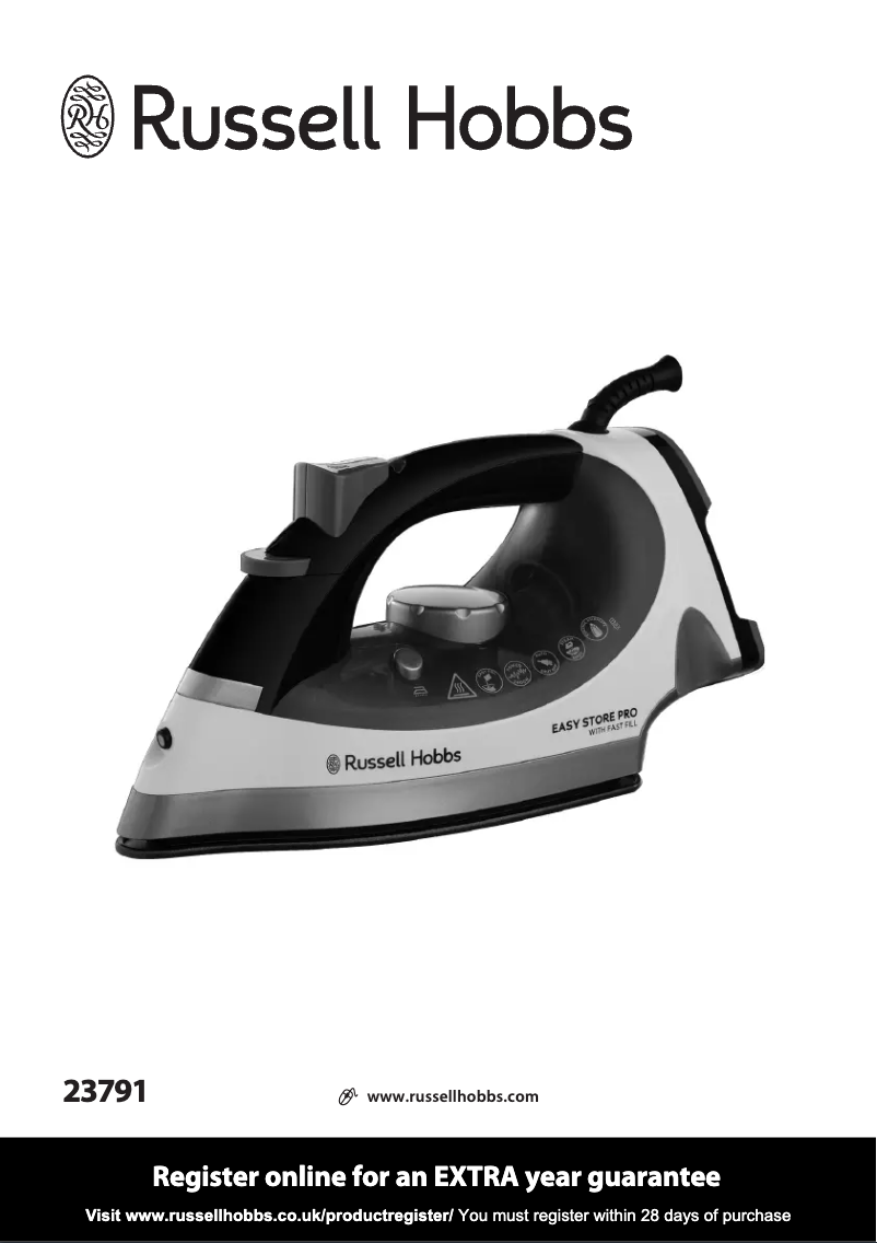 Page 1 de la notice Manuel utilisateur Russell Hobbs Easy Store Pro 23791