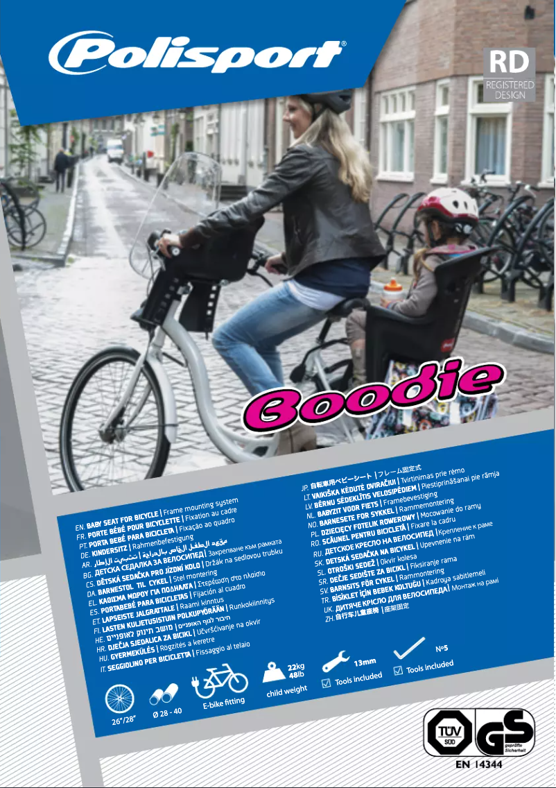 Page 1 de la notice Manuel utilisateur Polisport Boodie FF