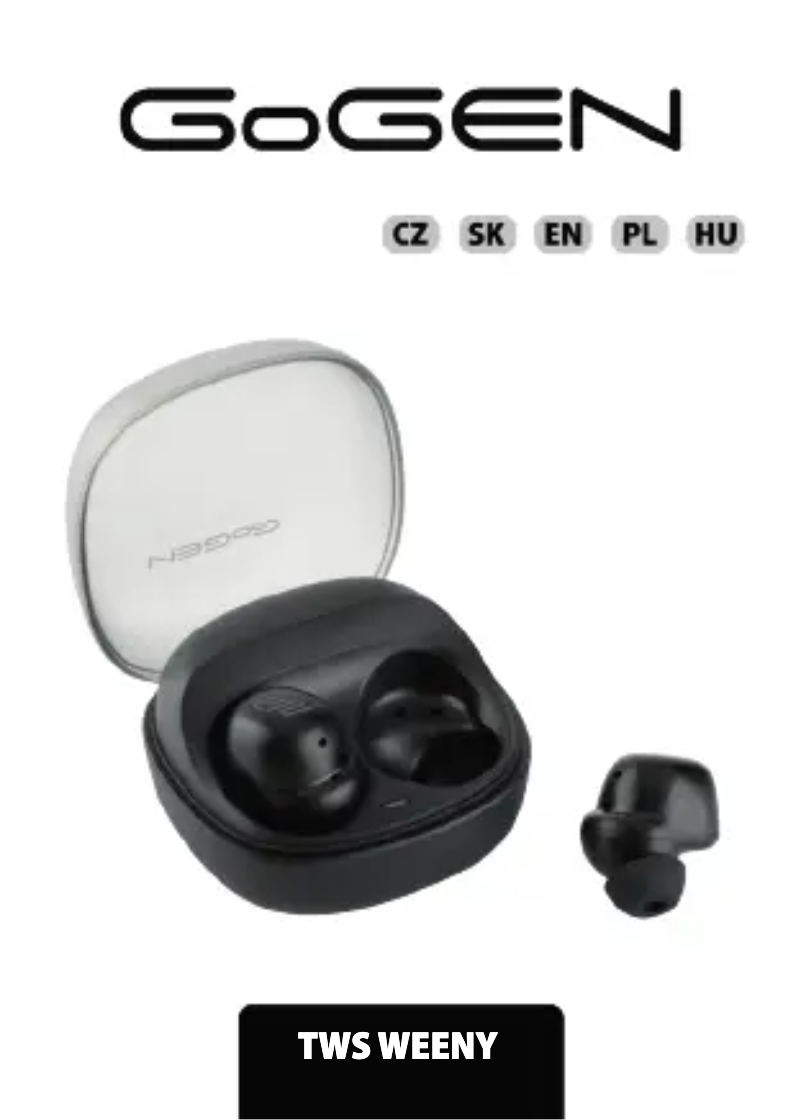 Image de la première page du manuel de l'appareil TWS Weeny