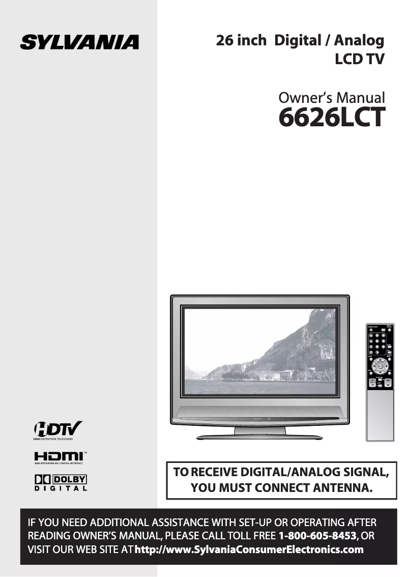 Image de la première page du manuel de l'appareil 6626LCT