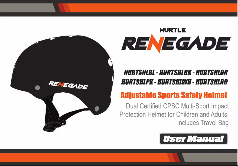 Image de la première page du manuel de l'appareil Renegade HURTSHLPK