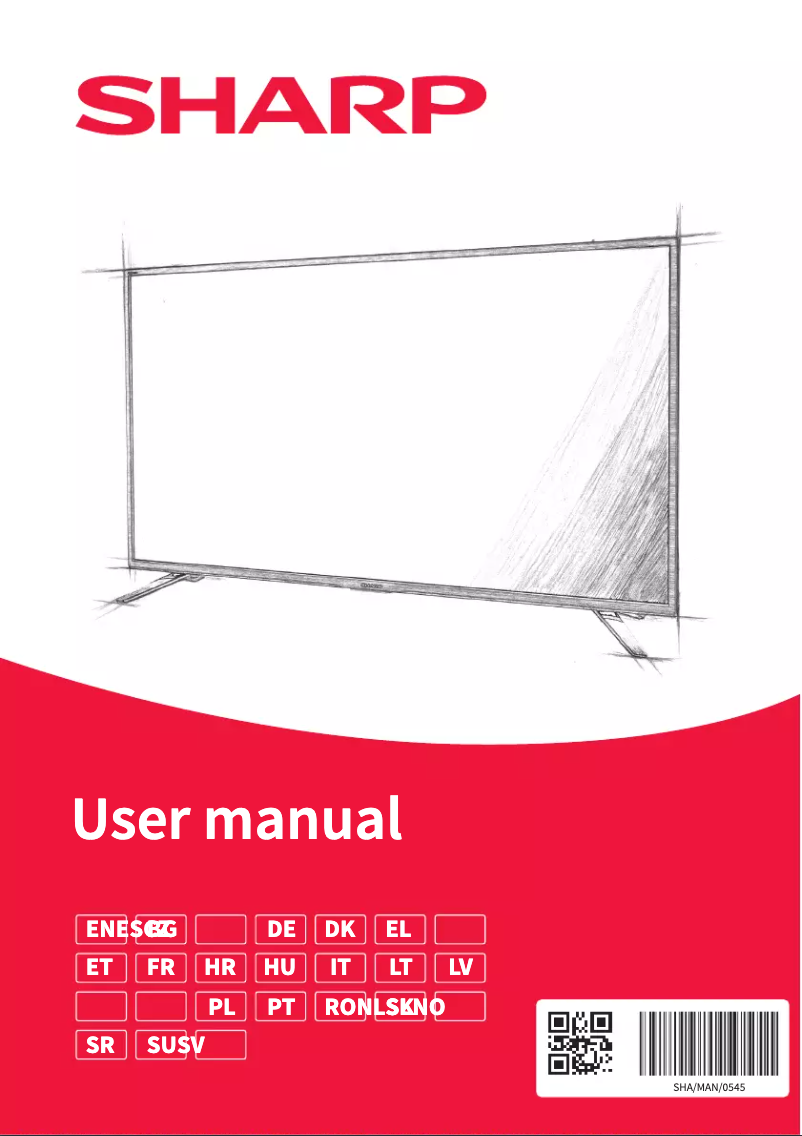Page n°1 - Manuel utilisateur Sharp 24FA6E