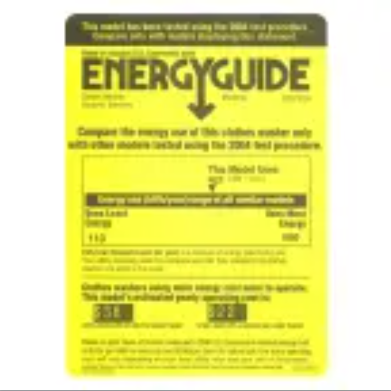 Página 1 del manual Etiqueta energética Hotpoint VVSR1030HWO