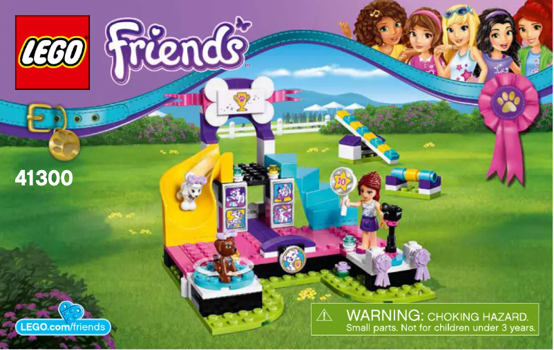Page n°1 - Consignes visuelles Lego Friends 41300