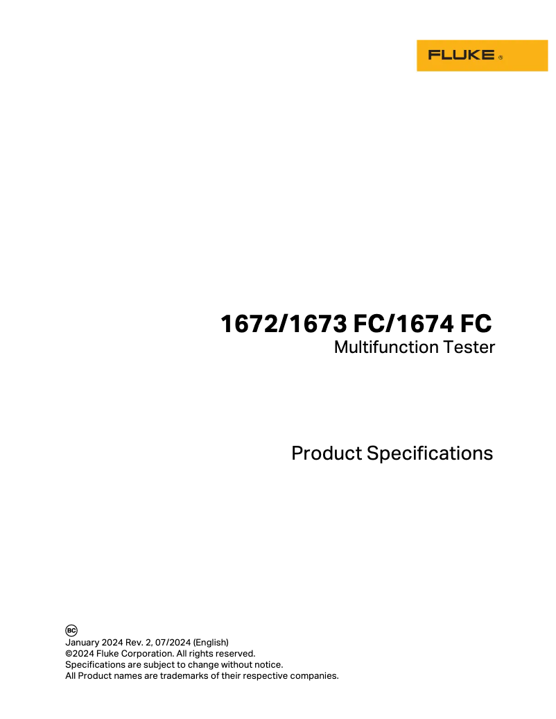 Image de la première page du manuel de l'appareil 1670