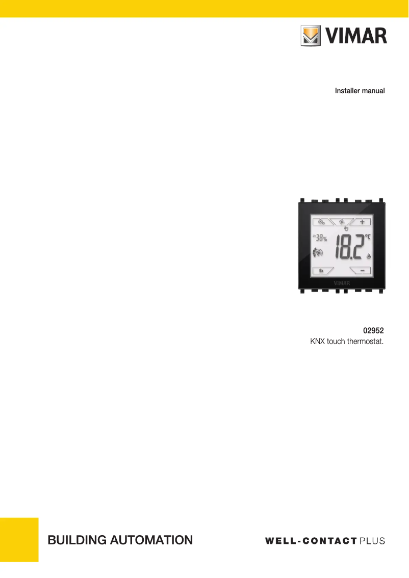 Page 1 de la notice Manuel utilisateur Vimar 02952.BN