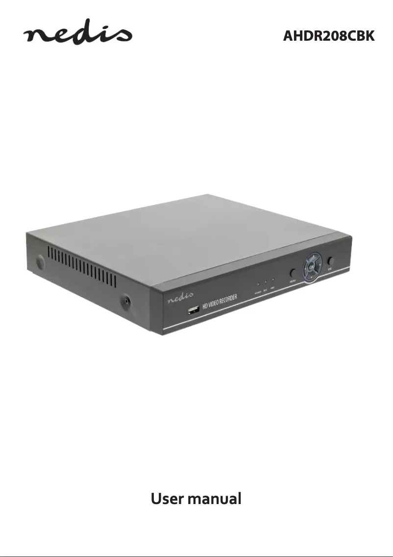 Page 1 de la notice Manuel utilisateur Nedis AHDR208CBK