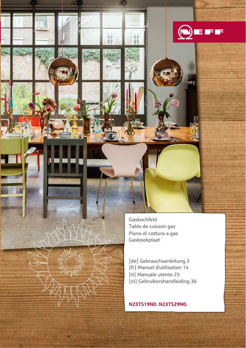 Page 1 de la notice Manuel utilisateur Neff N23TS19N0
