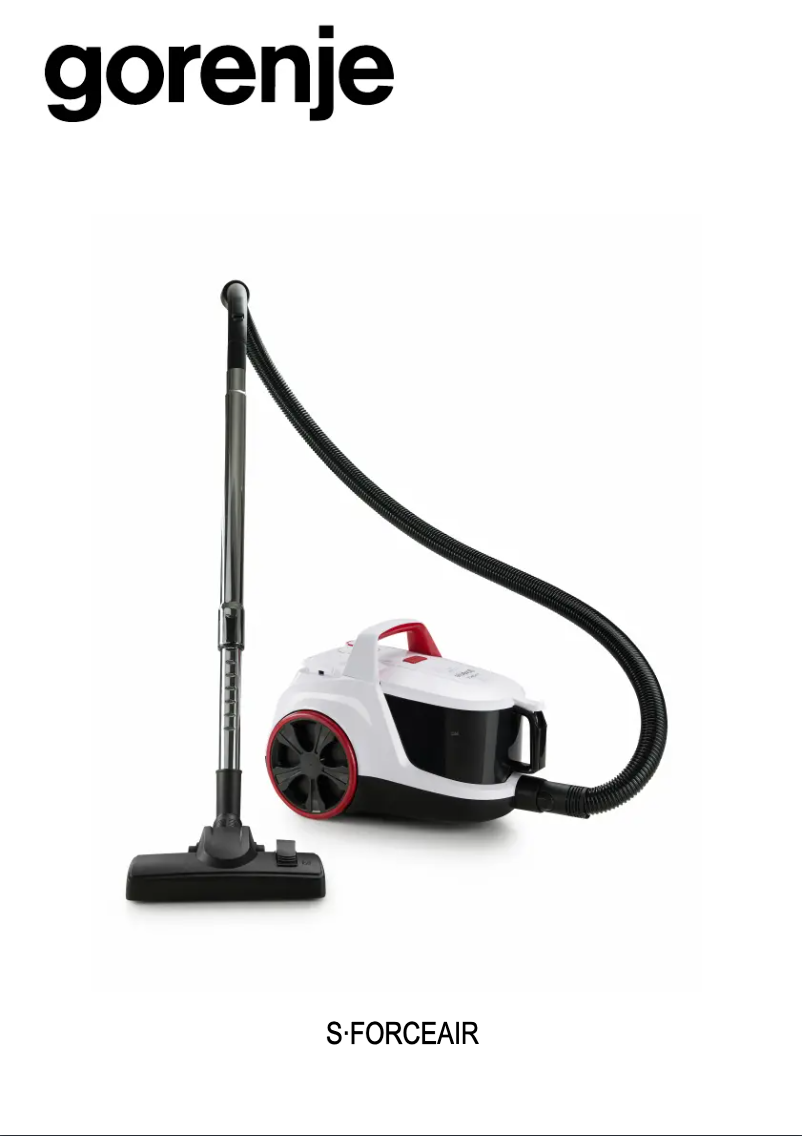 Image de la première page du manuel de l'appareil S-Force Air