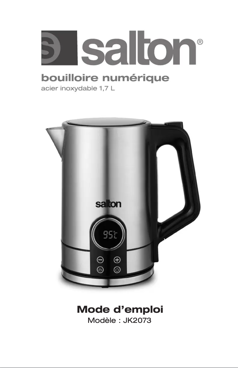 Imagen de la primera página del manual del dispositivo JK2073