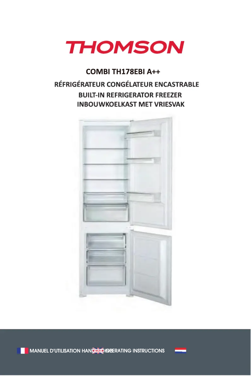 Page n°1 - Manuel utilisateur Thomson TH178EBI