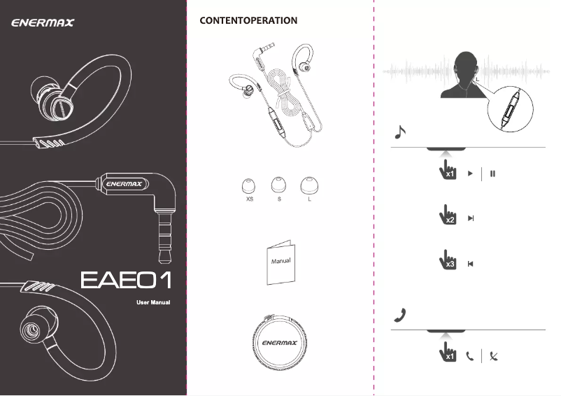 Página 1 del manual Manual de usuario Enermax EAE01