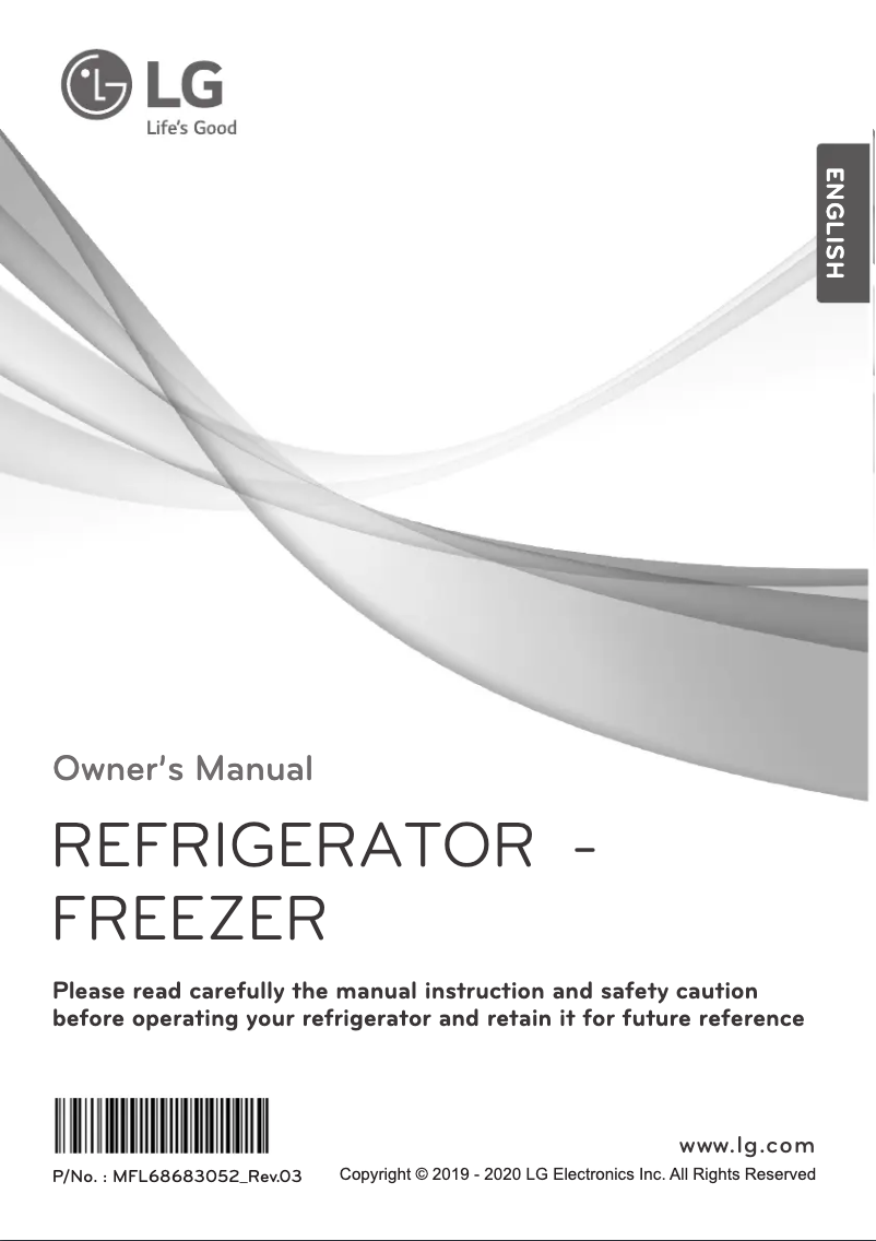 Page 1 de la notice Manuel utilisateur LG GTB523PZCZD