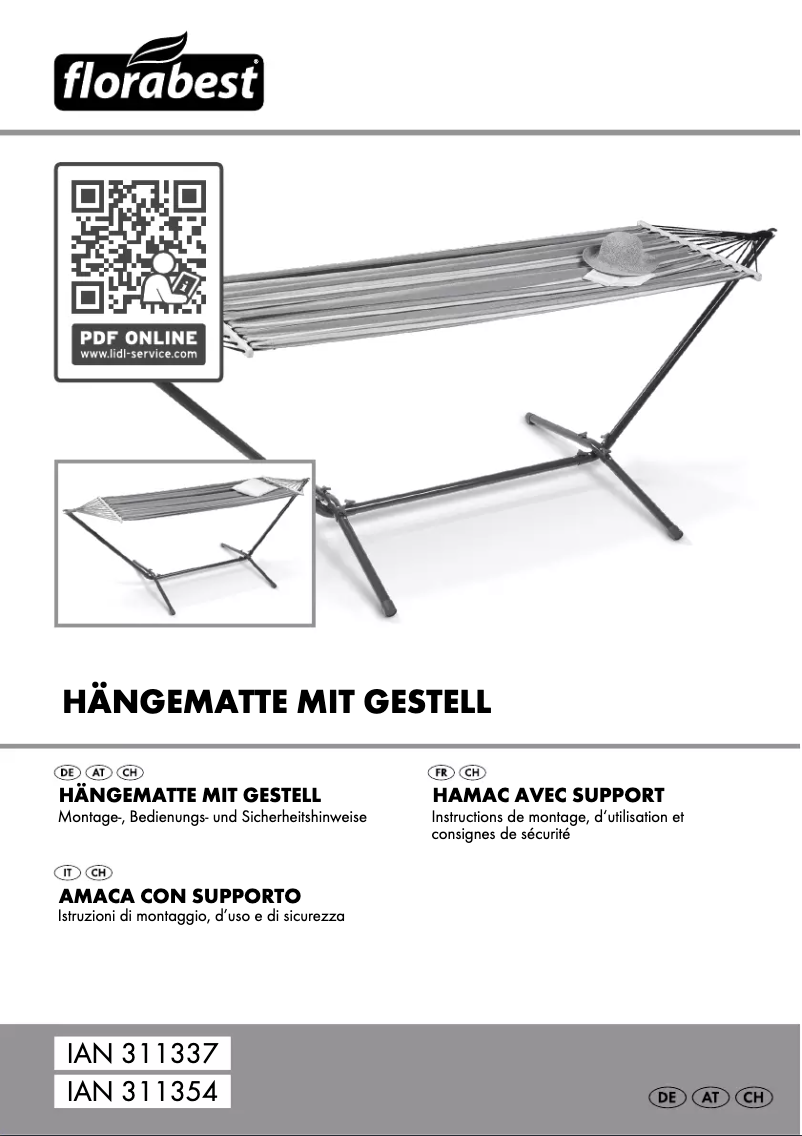 Page n°1 - Manuel utilisateur Florabest IAN 311354