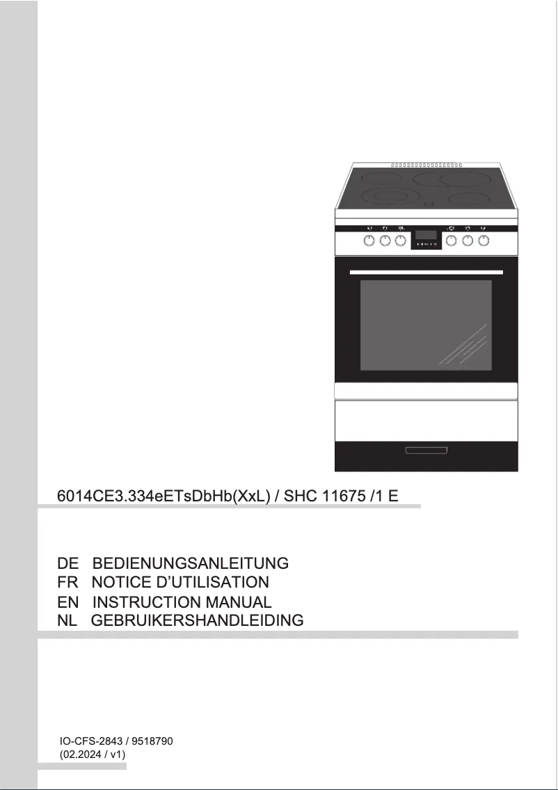 Image de la première page du manuel de l'appareil SHC 11675 E